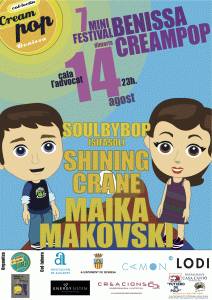 Creampop Benissa Festival 2012 póster oficial