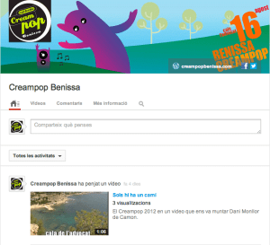 Portada Canal Youtube Creampop Benissa
